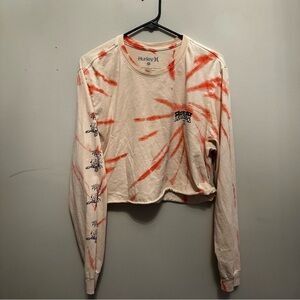 Cropped Hurley long sleeve tee